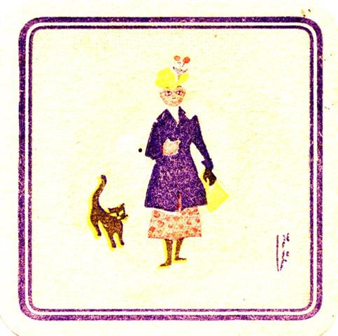 hamburg hh-hh holsten schmeckt jedem 2b (quad185-dame mit katze) 